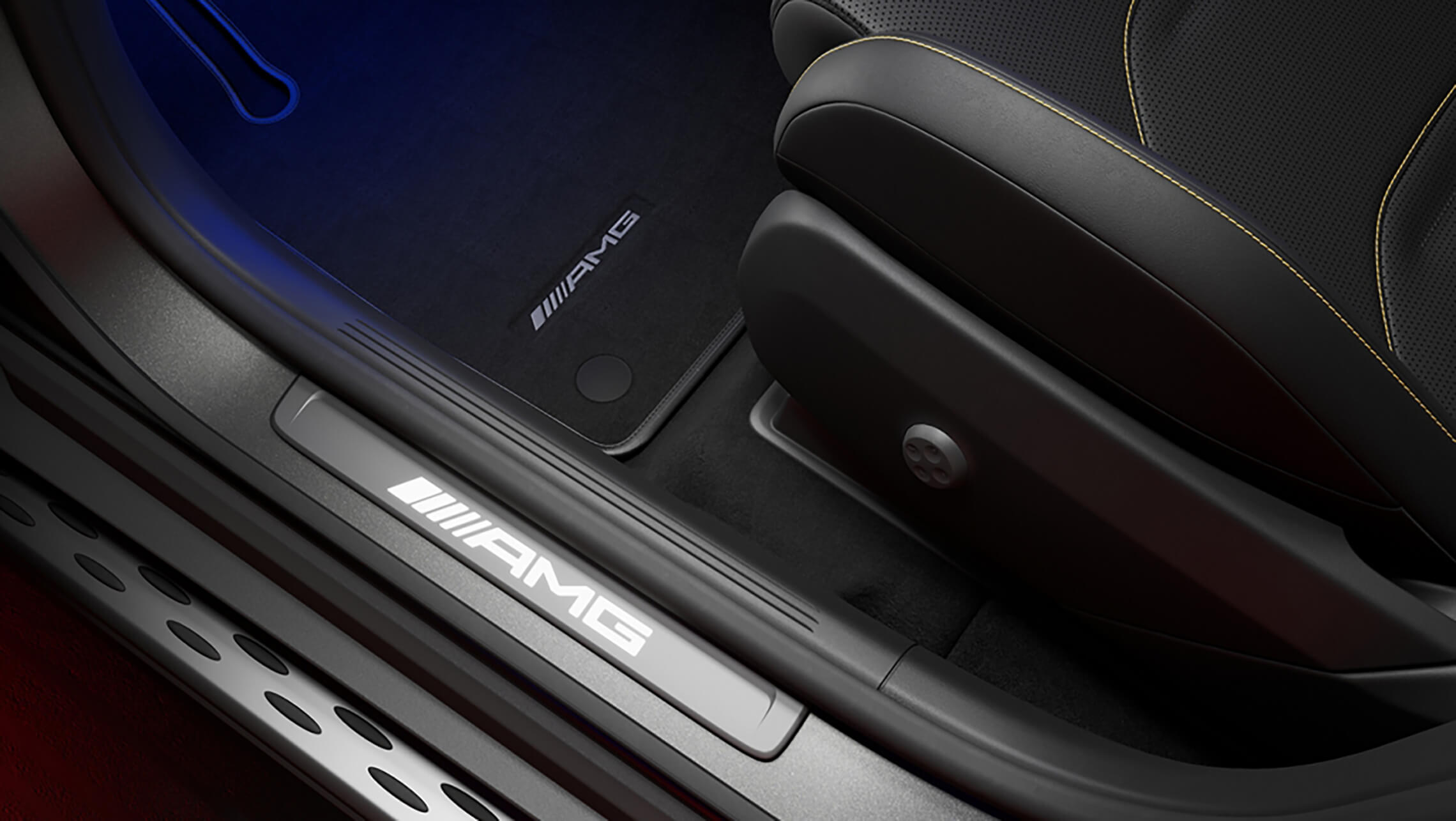 Mercedes AMG GLC 63 S E PERFROMANCE AMG Einstiegsleisten beleuchtet - Merbag