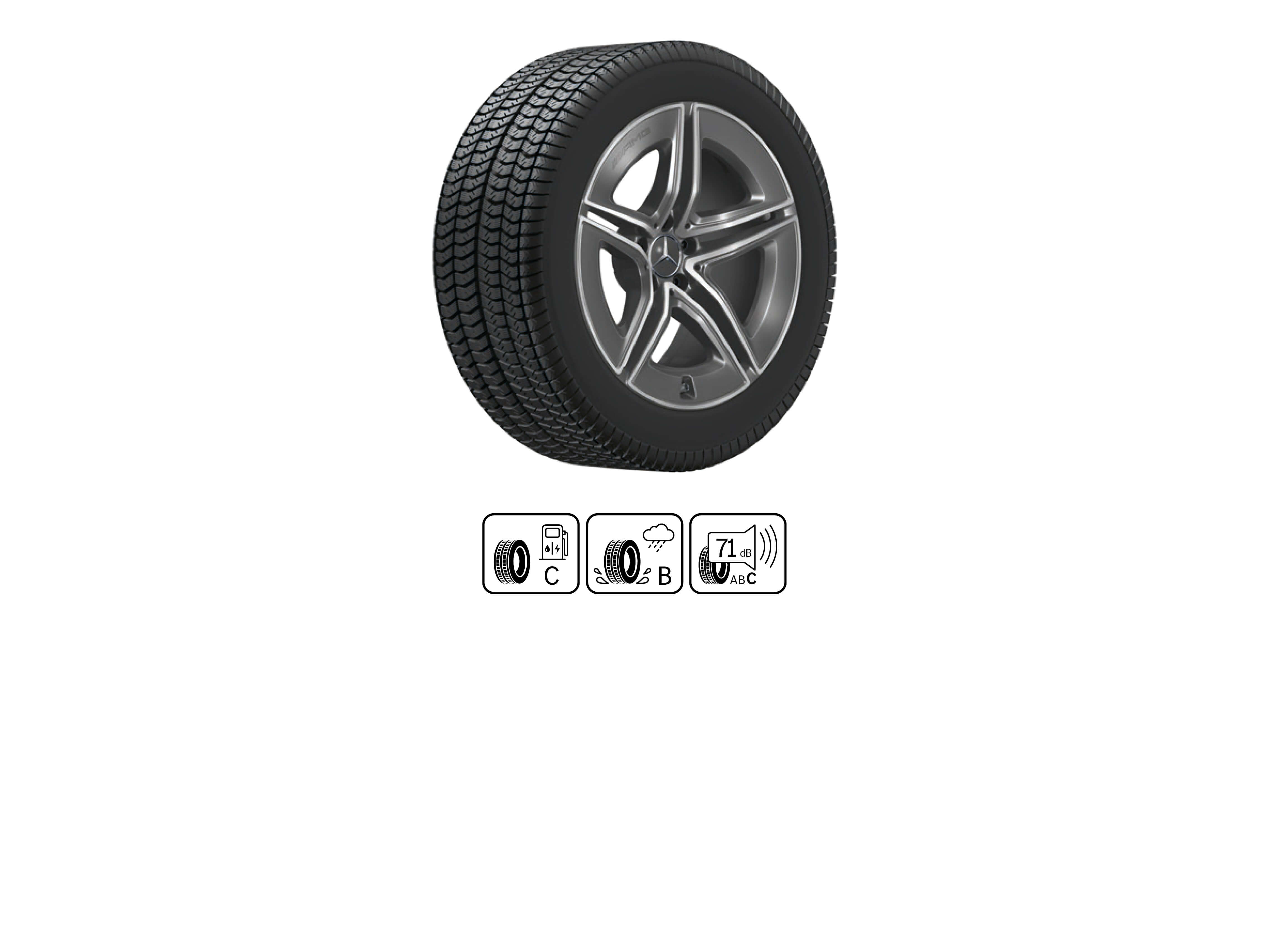 2609 Reifen Komplettraeder AMG GLC5 43