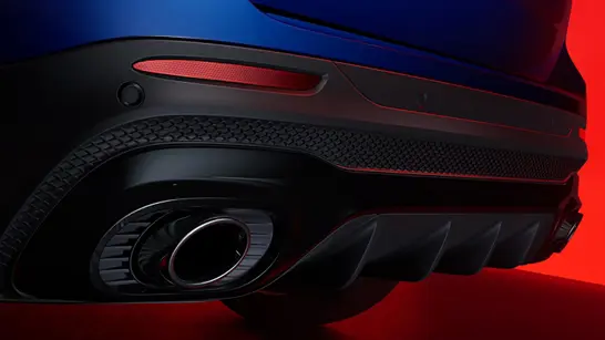 Mercedes-AMG GLB 35 Diffusor mit AMG Abgasanlage - Merbag Mercedes-AMG GLB 35 Diffusor mit AMG Abgasanlage - Merbag