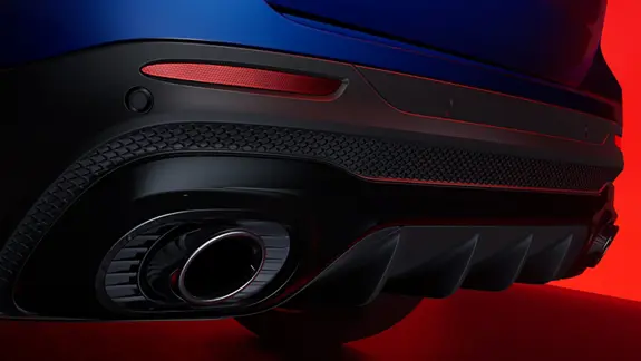 Mercedes-AMG GLB 35 Diffusor mit AMG Abgasanlage - Merbag Mercedes-AMG GLB 35 Diffusor mit AMG Abgasanlage - Merbag