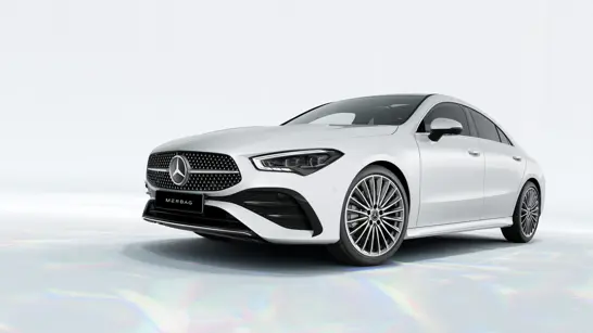 Mercedes-Benz CLA Coupe Polarweiss AMG Line - Merbag Mercedes-Benz CLA Coupe Polarweiss AMG Line - Merbag