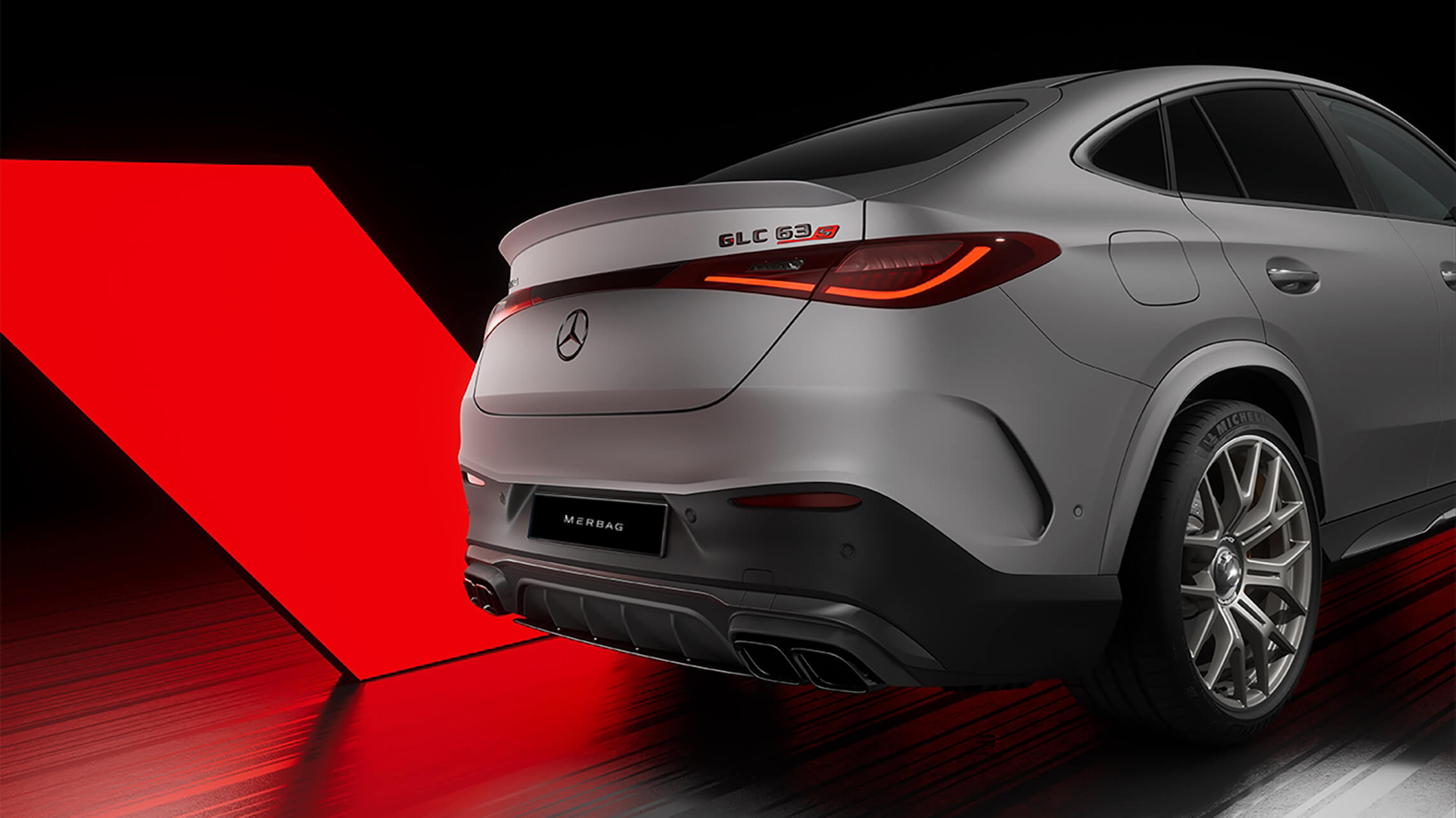 Mercedes-AMG GLC 63 S E PERFORMANCE Coupé AMG-spezifisches Heck - Merbag