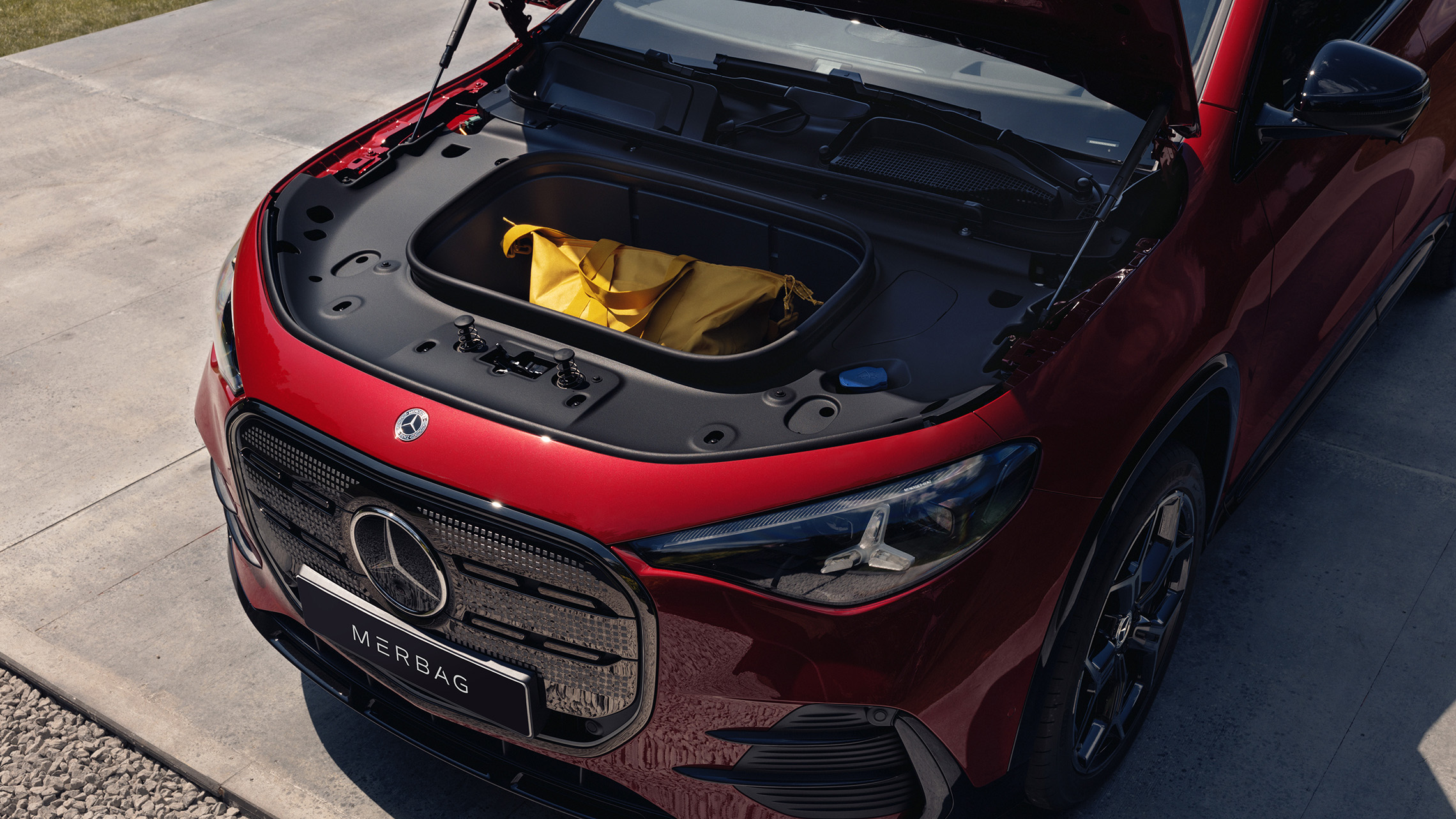 Der Neue Mercedes Benz Gla Elektrisch Frunk 2280X1283px