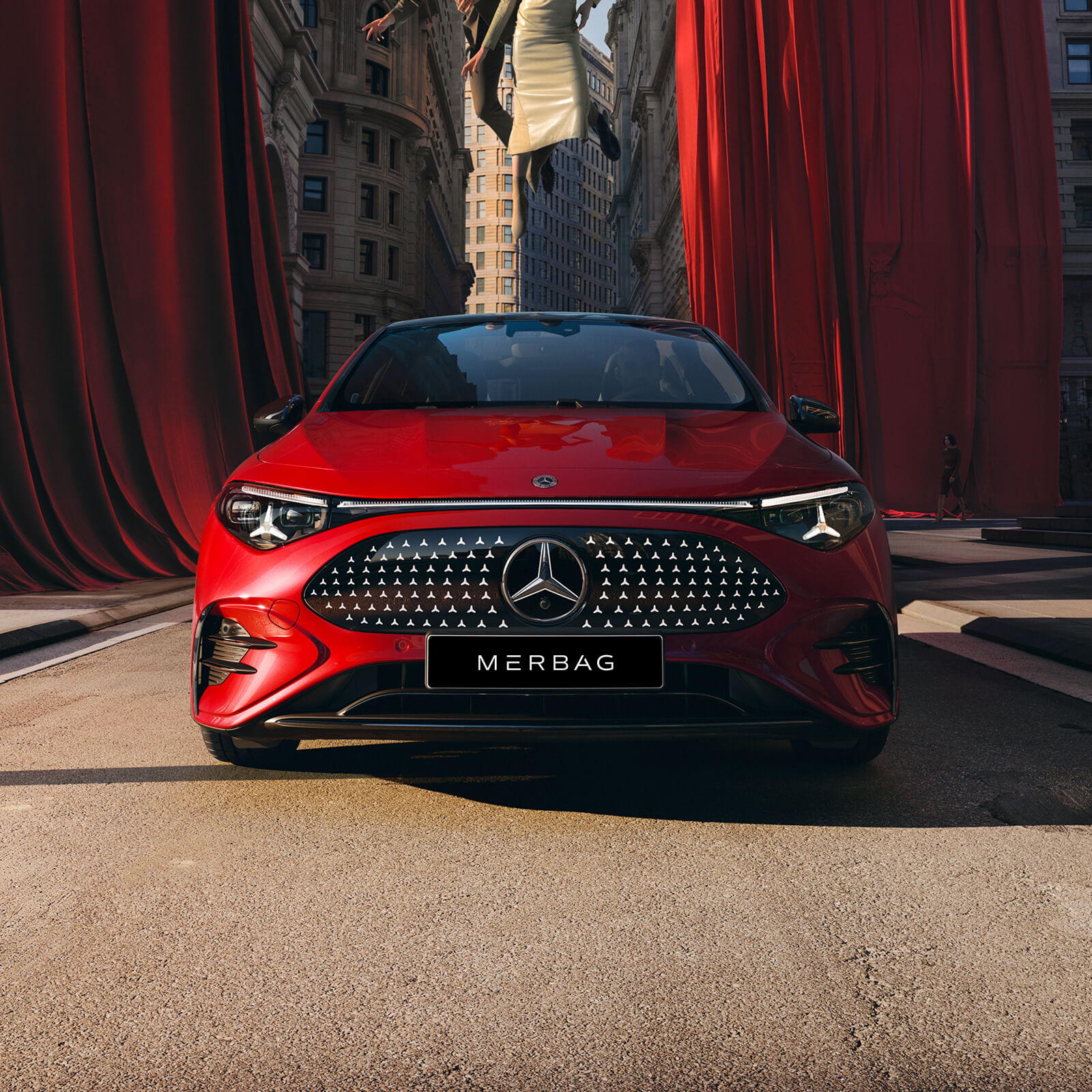 Mercedes Benz CLA Limousine Elektrisch Vier Charaktere