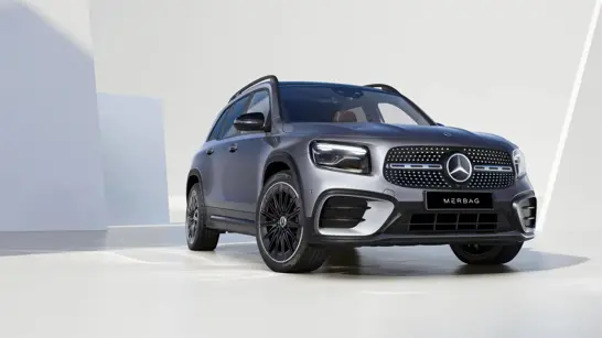 Mercedes-Benz GLB Mountaingrau metallic mit Nightpaket - Merbag Mercedes-Benz GLB Mountaingrau metallic mit Nightpaket - Merbag