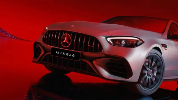 Mercedes-AMG C63 Limousine AMG-spezifische Kühlerverkleidung mit vertikalen Streben - Merbag Mercedes-AMG C63 Limousine AMG-spezifische Kühlerverkleidung mit vertikalen Streben - Merbag