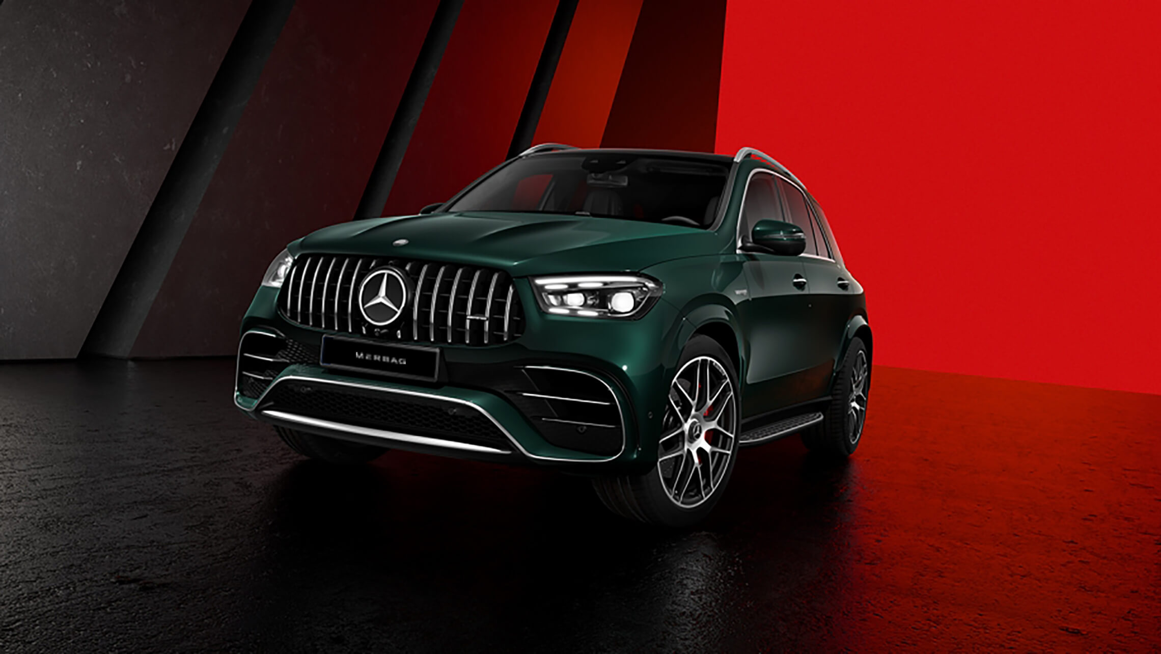 Mercedes-AMG GLE 63 S 4MATIC AMG Frontschürze mit AMG-spezifischer Kühlerverkleidung - Merbag