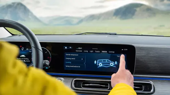 Mercedes V Klasse Marco Polo Luftfederung AIRMATIC gleicht kleinere Bodenunebenheiten automatisch aus - Merbag Mercedes V Klasse Marco Polo Luftfederung AIRMATIC gleicht kleinere Bodenunebenheiten automatisch aus - Merbag