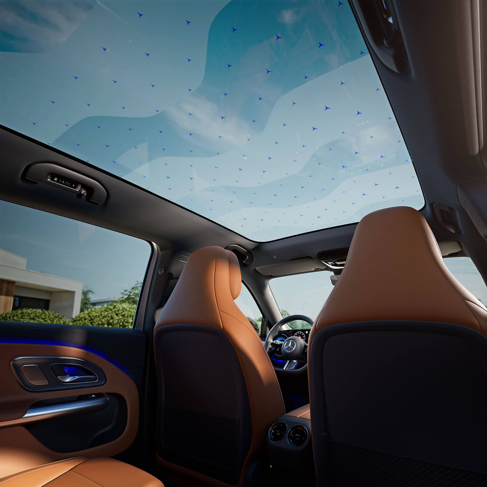 Mercedes Benz GLB SUV EQ Technologie Panoramablick Mit SKY CONTROL