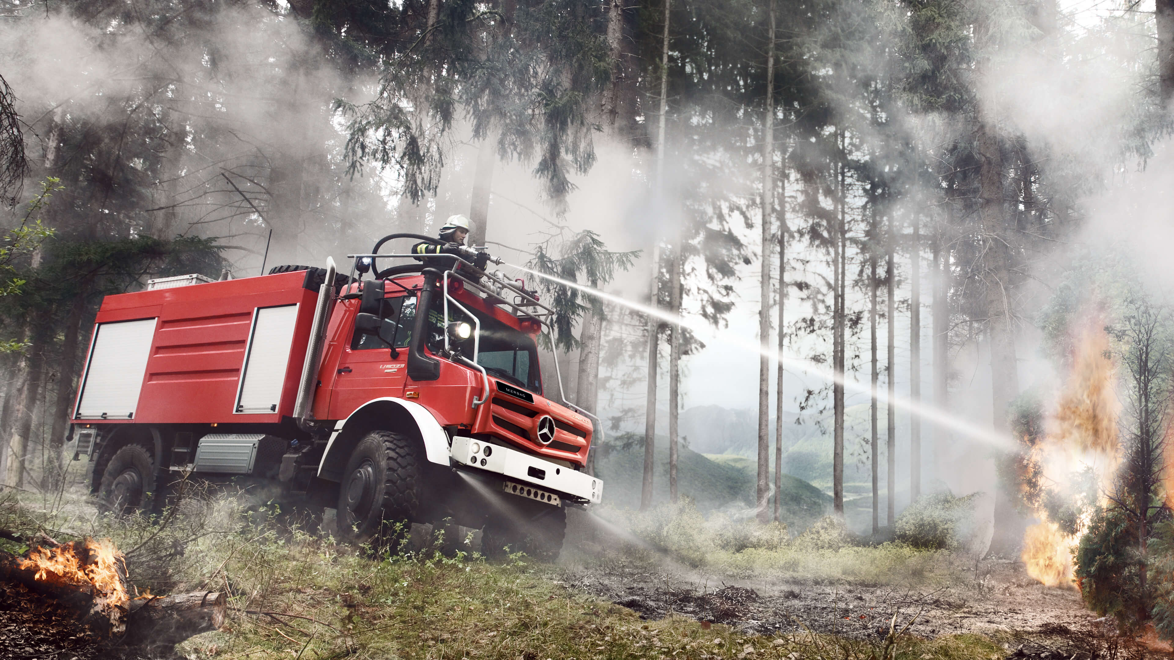 Unimog Feuerwerhr 3840X2160