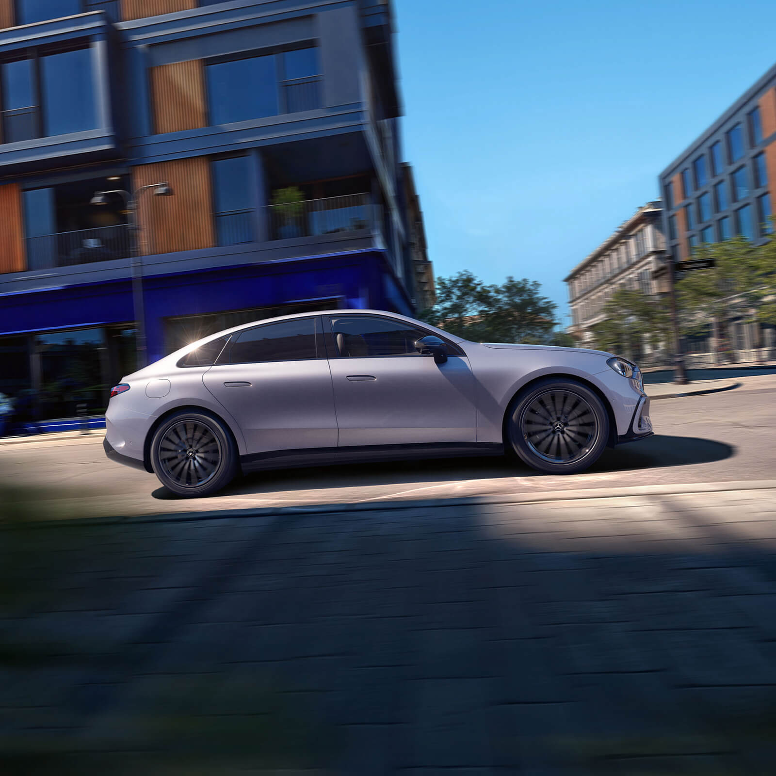 Mercedes Benz C Klasse Limousine EQ Technologie Hinterachsenlenkung