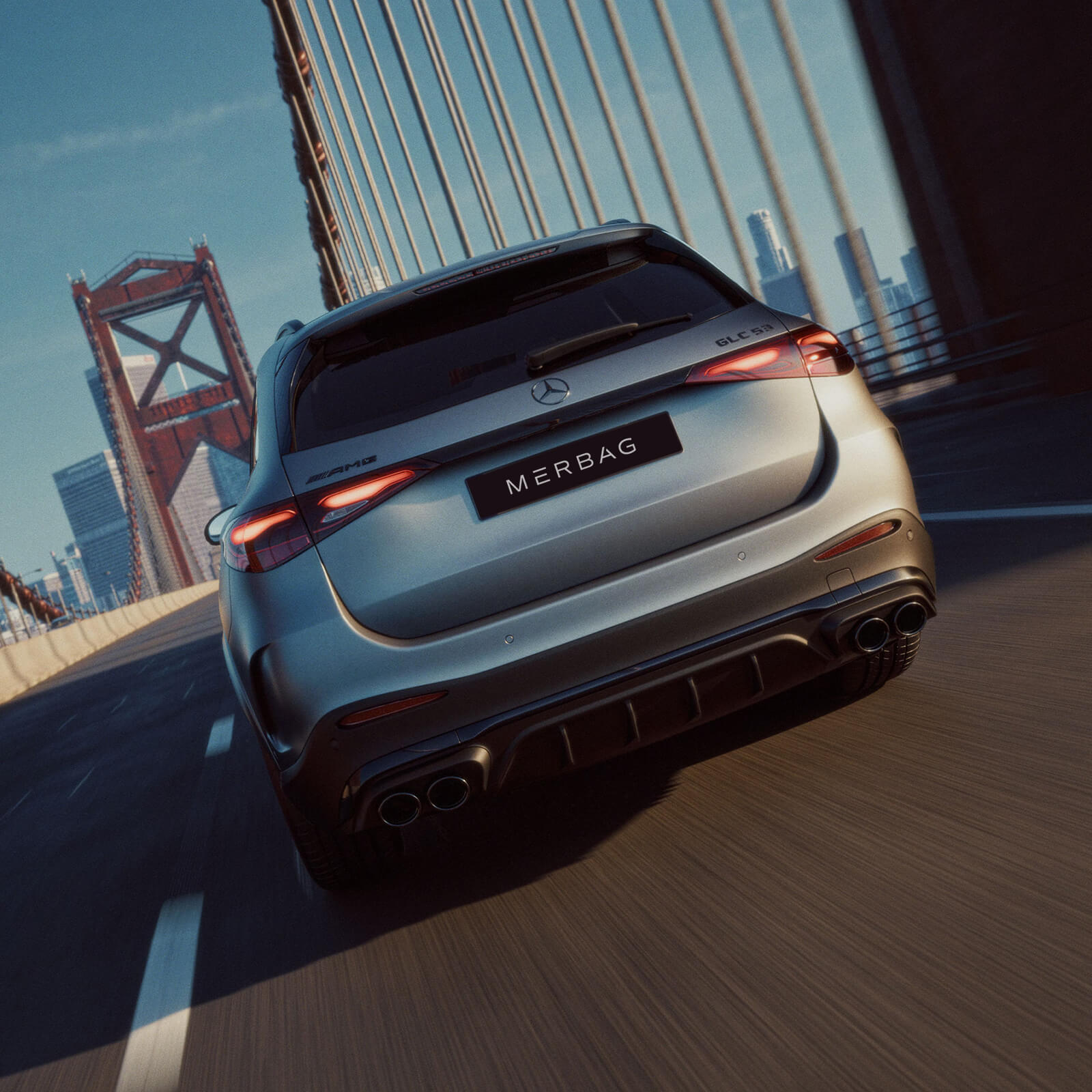 Mercedes AMG GLC SUV Reihensechszylinder Motor