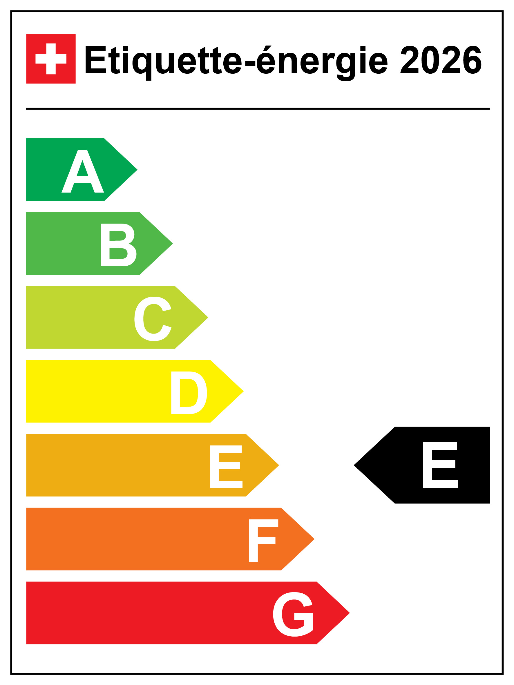 Etiquette-énergie 2026 E
