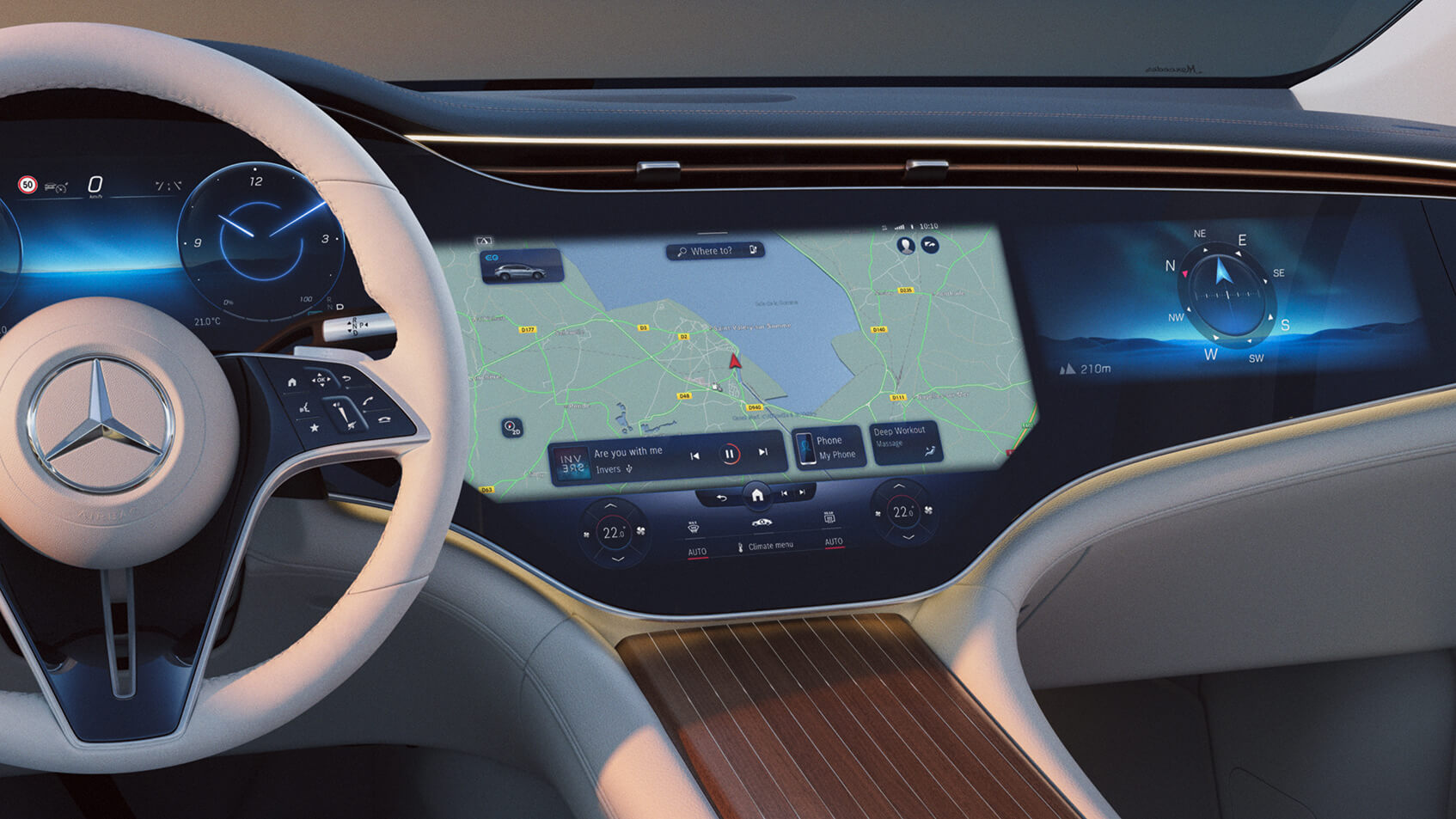 Mercedes-Benz EQS SUV Navigation - Merbag