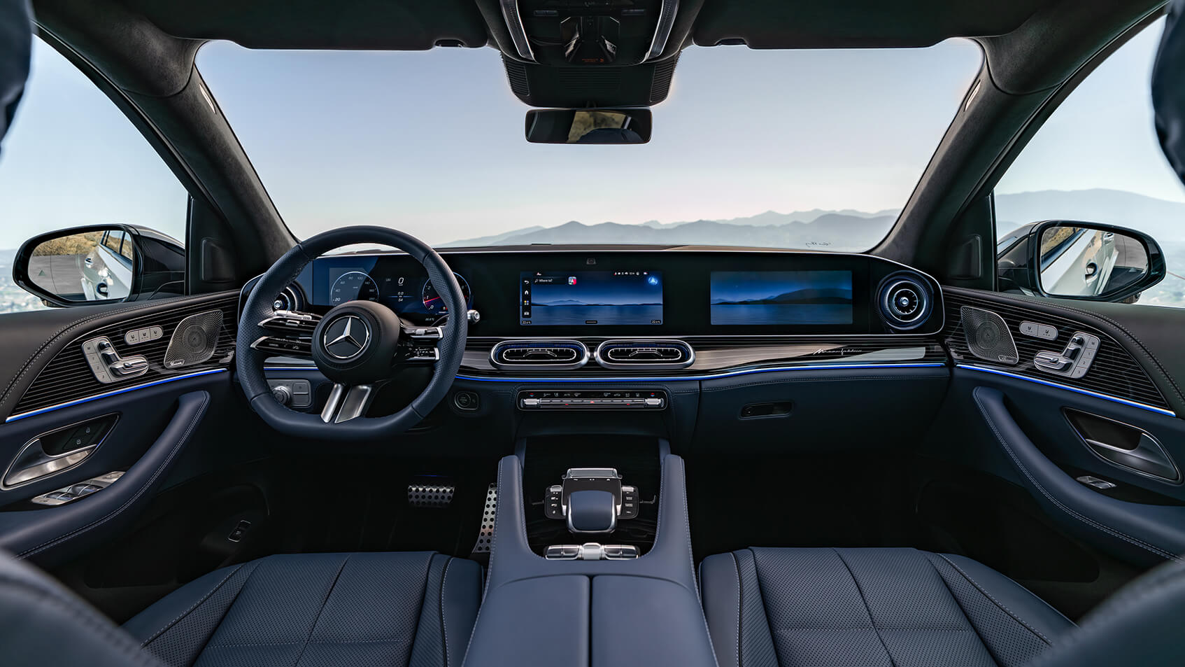 Mercedes GLE SUV Fahrsituation