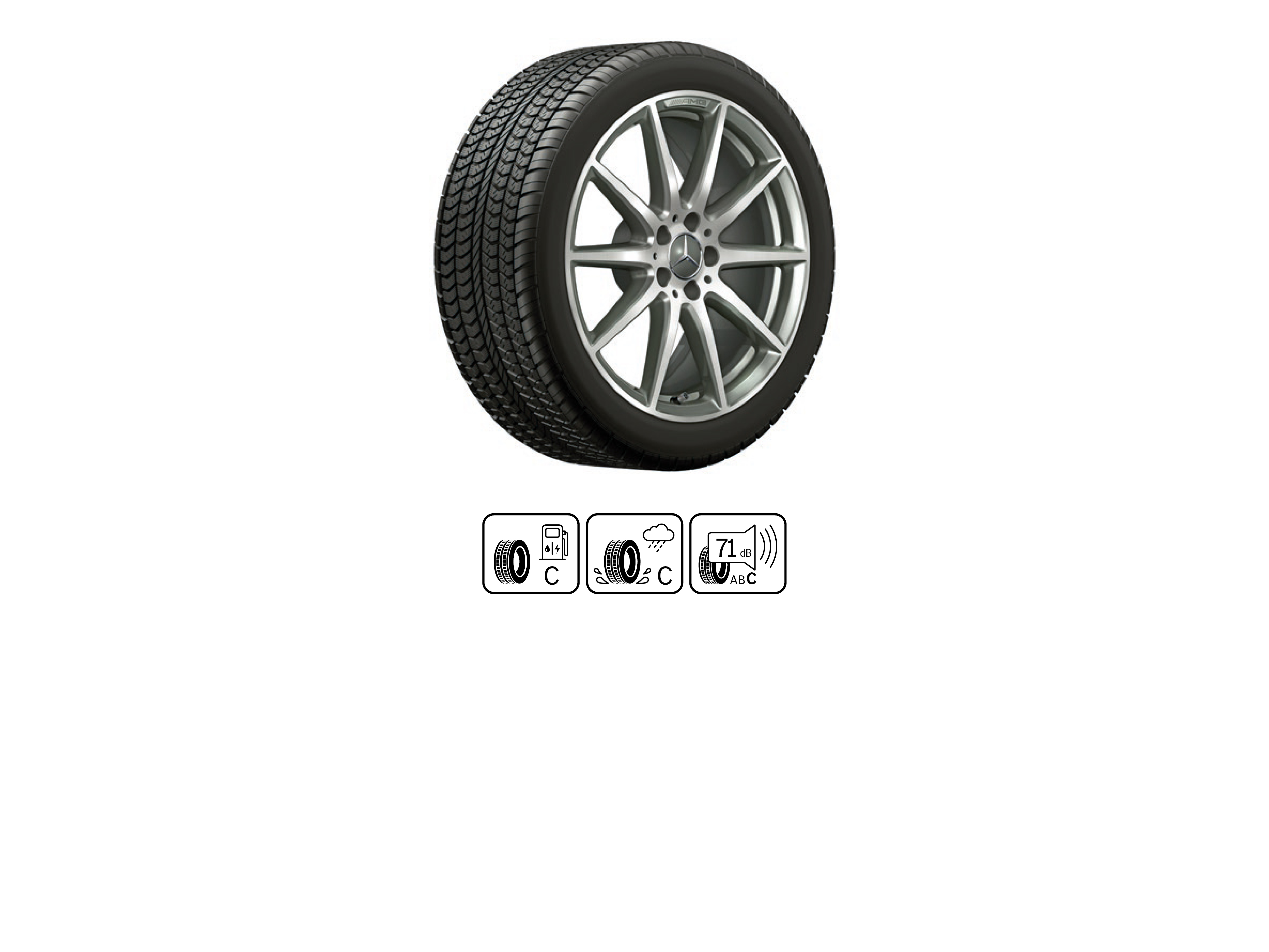 2609 Reifen Komplettraeder AMG C63