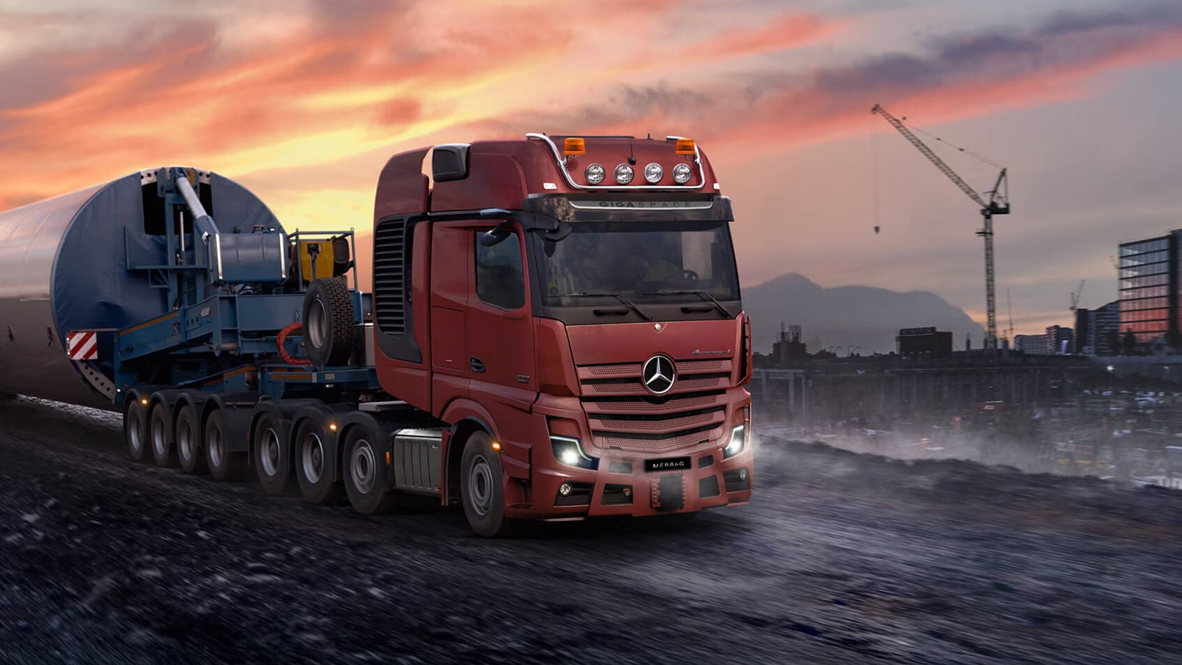 Mercedes Actros 500T Gebaut Fuer Grosses