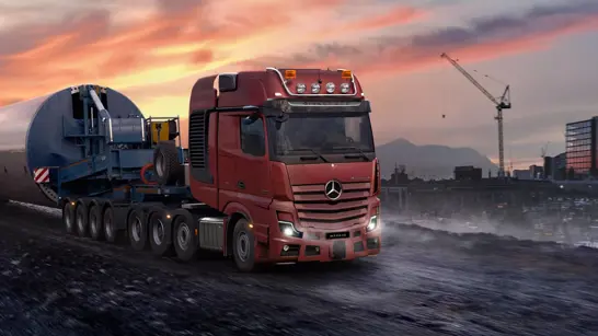 Mercedes Actros 500T Gebaut Fuer Grosses Mercedes Actros 500T Gebaut Fuer Grosses