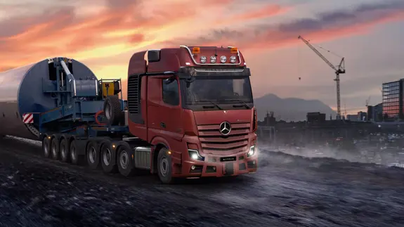 Mercedes Actros 500T Gebaut Fuer Grosses Mercedes Actros 500T Gebaut Fuer Grosses