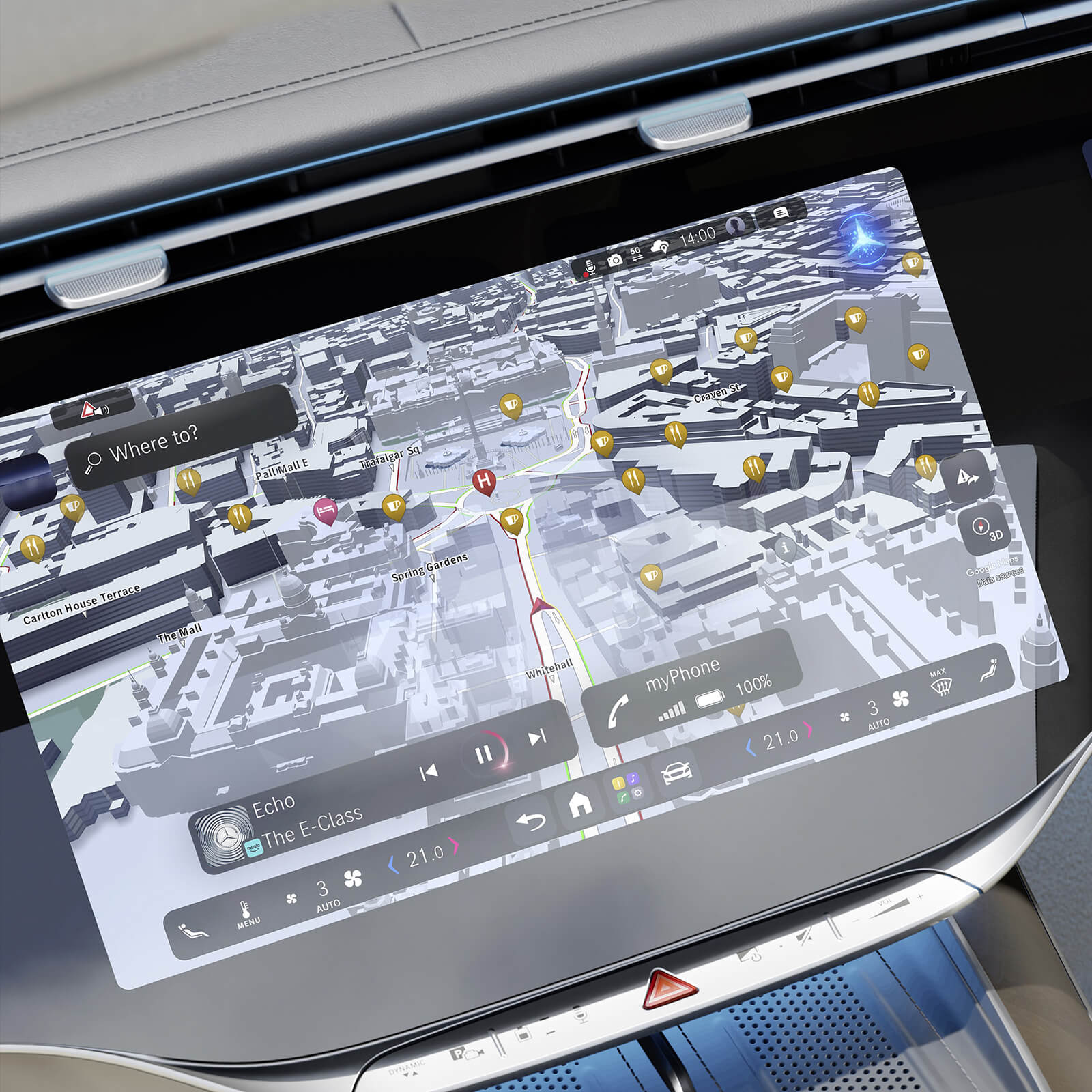 Mercedes S Klasse Limousine Lang MBUX Virtual Assistant