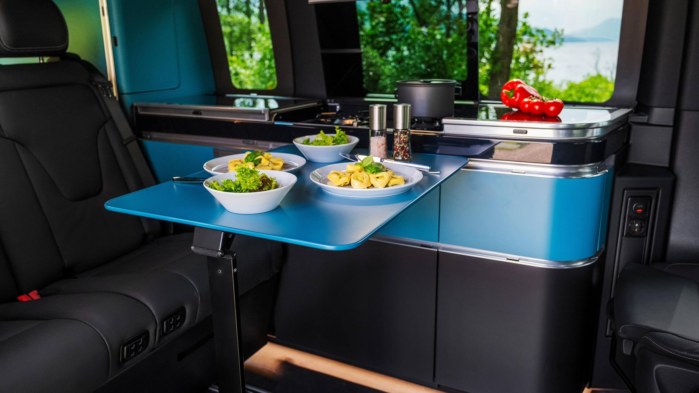 Mercedes V Klasse Marco Polo Klappbarer Tisch - Merbag