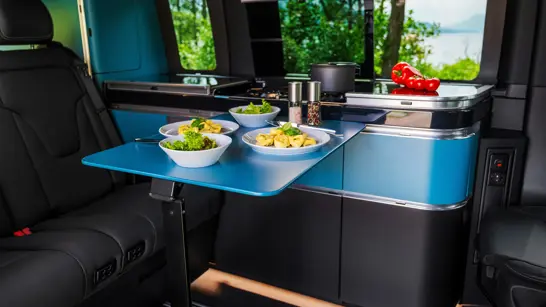 Mercedes V Klasse Marco Polo Klappbarer Tisch - Merbag Mercedes V Klasse Marco Polo Klappbarer Tisch - Merbag