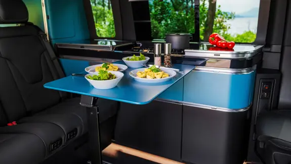 Mercedes V Klasse Marco Polo Klappbarer Tisch - Merbag Mercedes V Klasse Marco Polo Klappbarer Tisch - Merbag