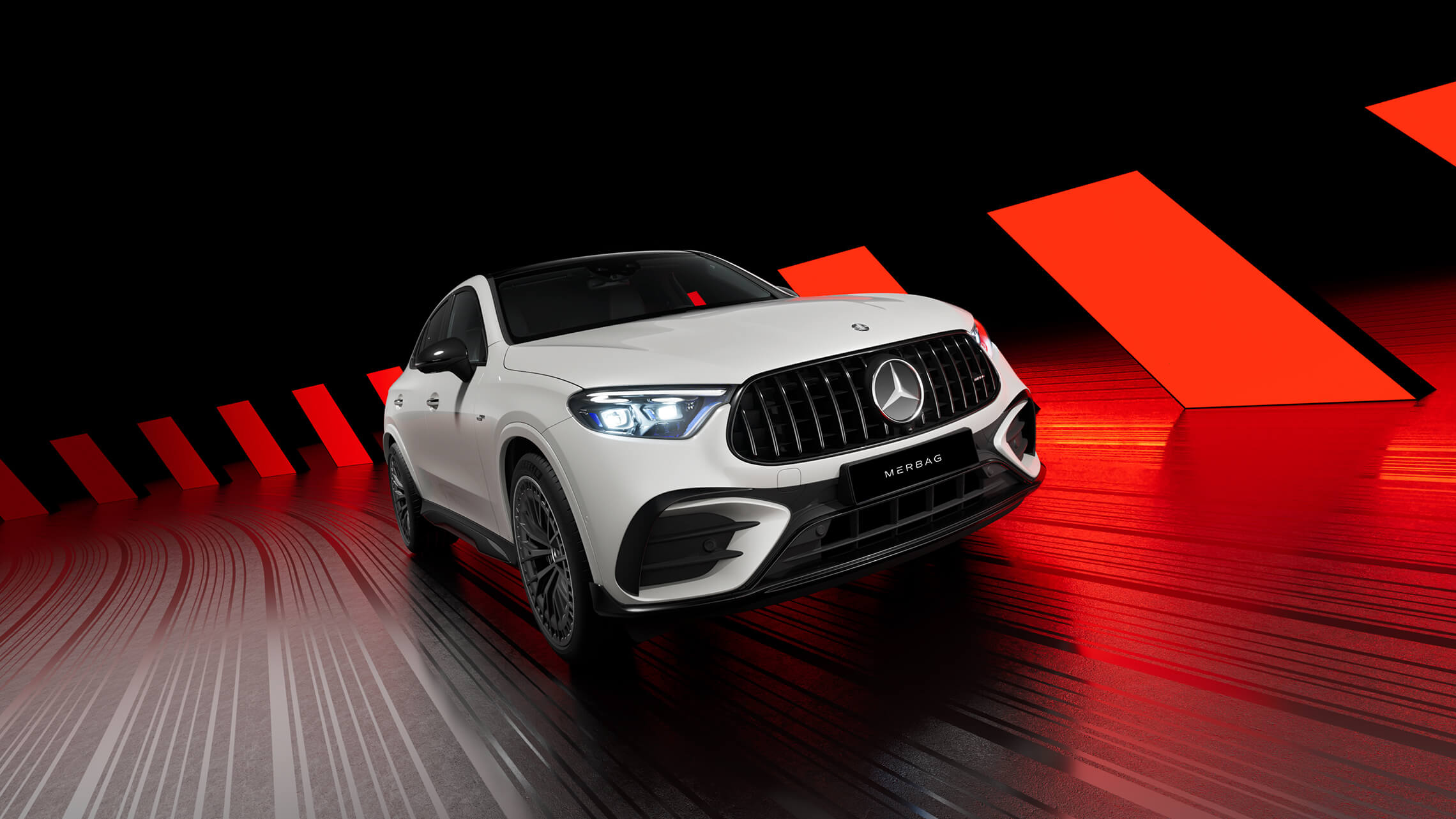 Mercedes-AMG GLC 43 Coupé AMG-spezifische Seitenschwellerverkleidungen - Merbag