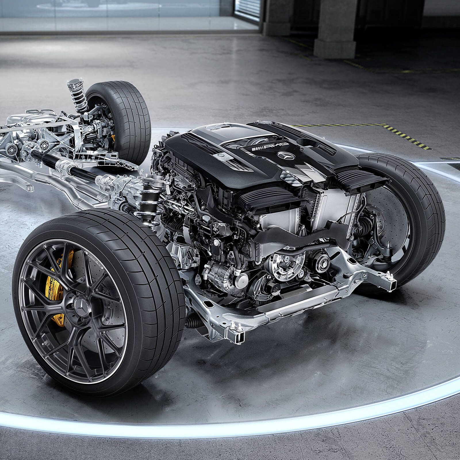 Mercedes AMG GT Coupe 4,0 Liter V8 Motor
