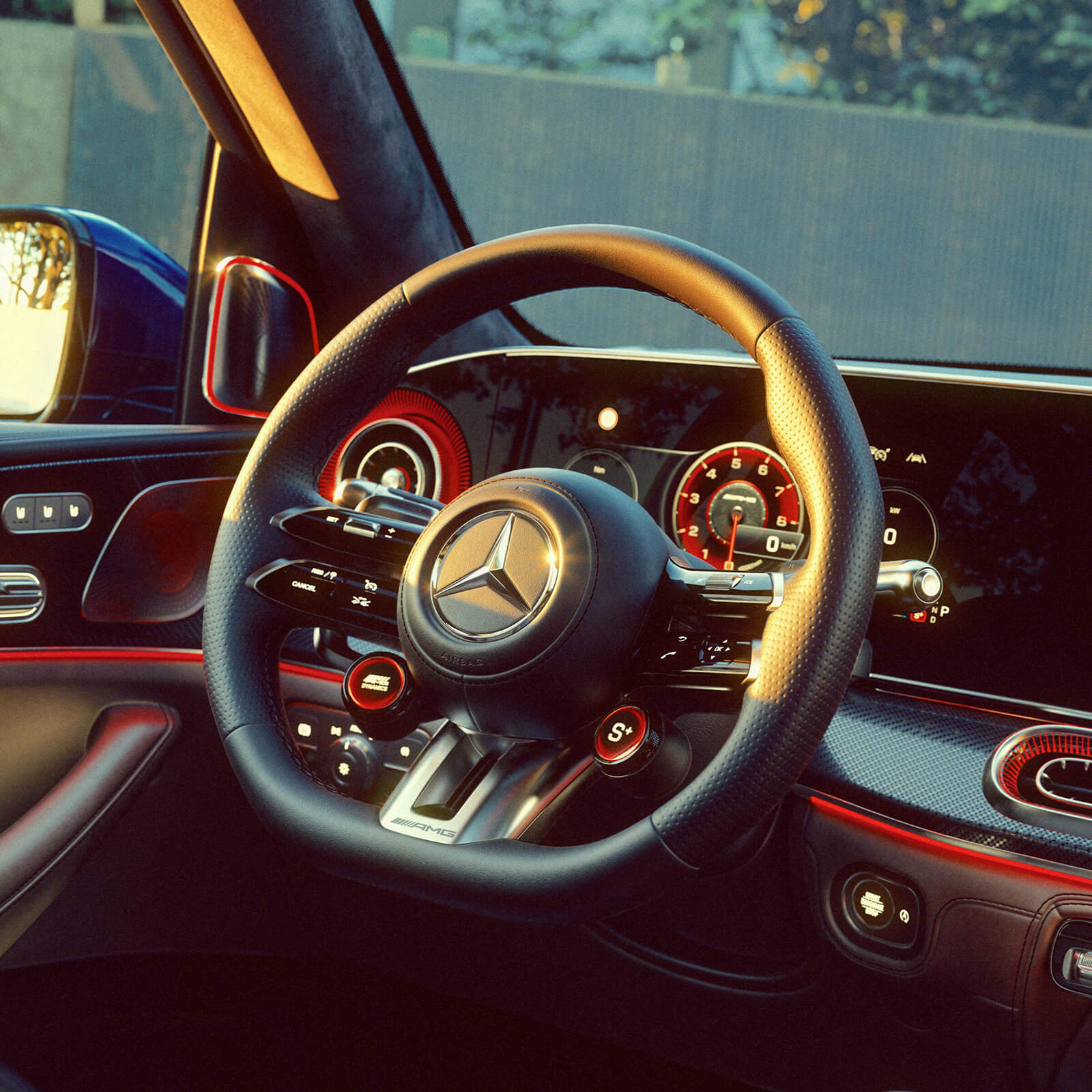 Mercedes AMG GLS AMG Performance Lenkrad