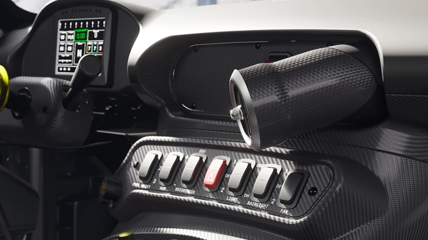 Mercedes AMG GT3 Interieur Belueftung