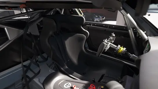 Mercedes AMG GT4 Interieur Sicherer Arbeitsplatz Mercedes AMG GT4 Interieur Sicherer Arbeitsplatz