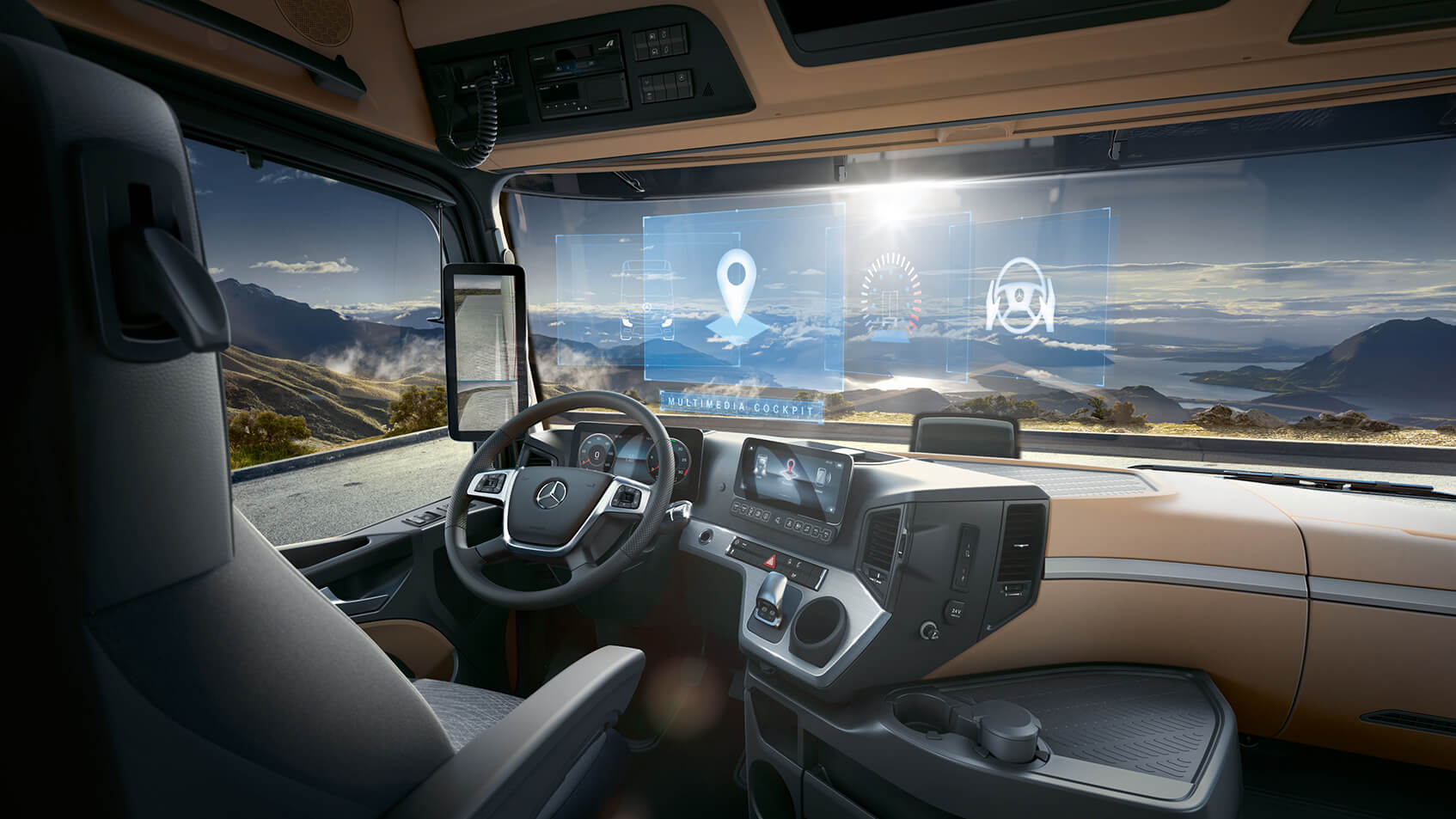 Mercedes Actros Hohe Arbeitsplatz