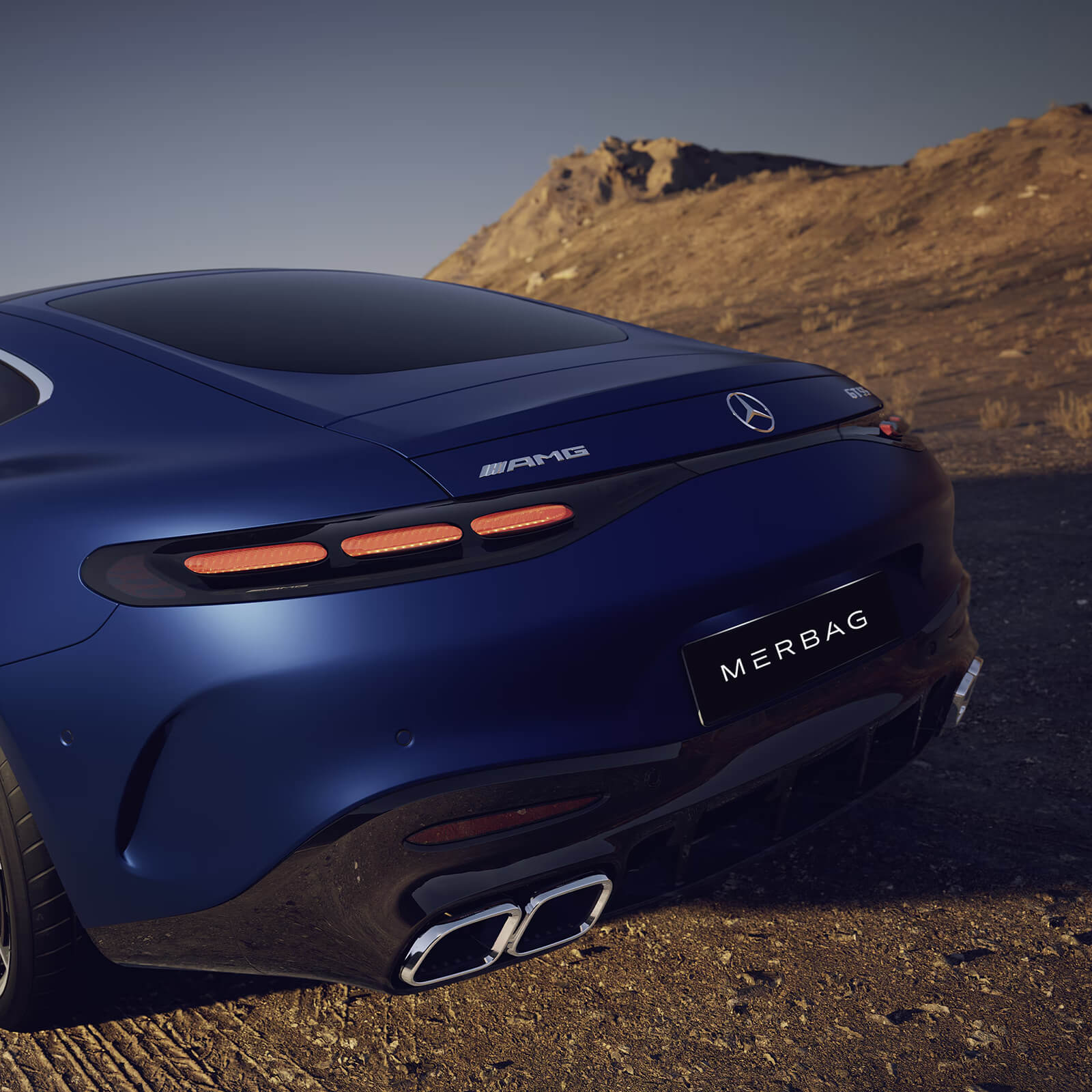 Mercedes AMG GT Coupe Aktive Aerodynamik