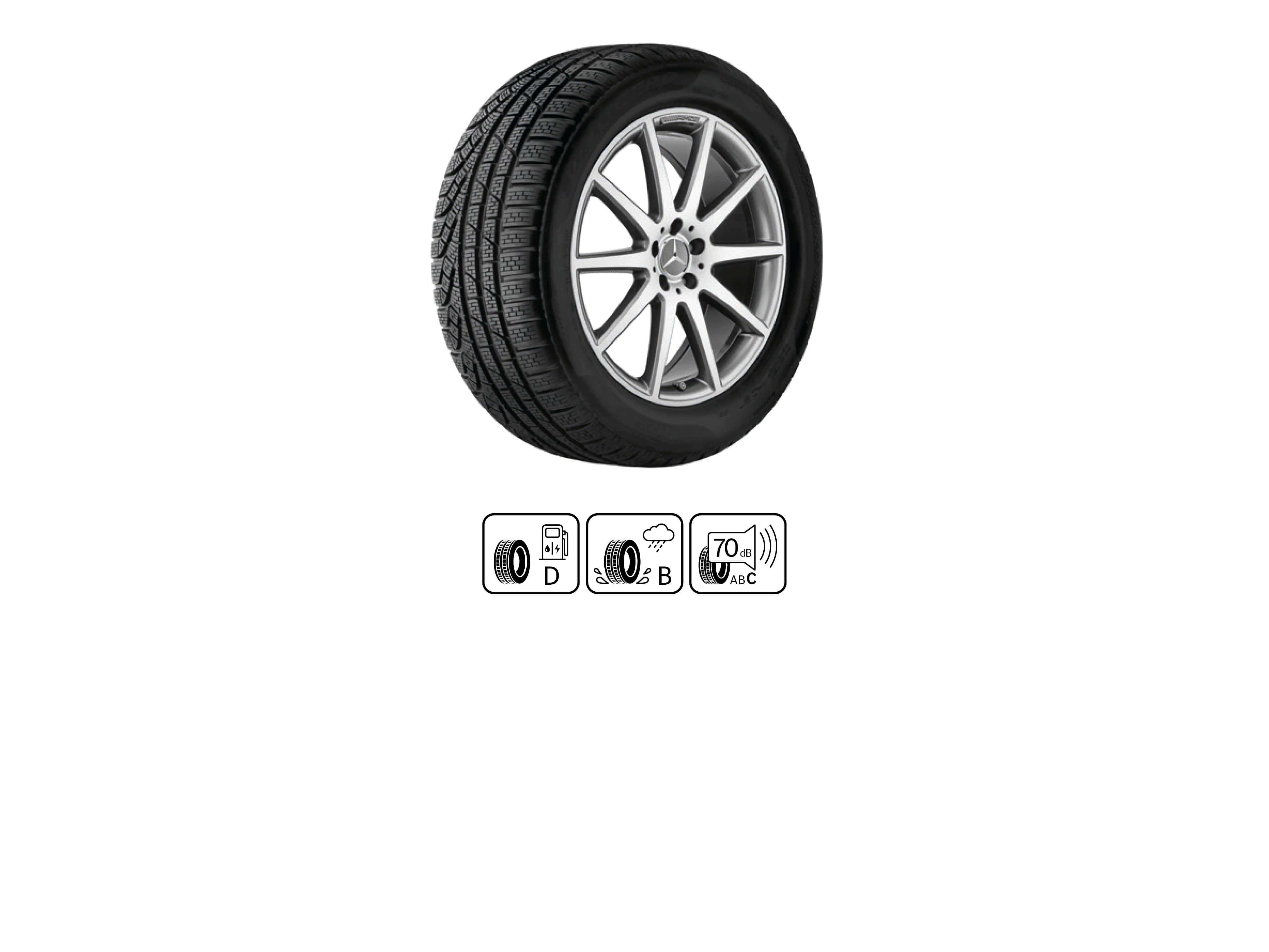 2609 Reifen Komplettraeder AMG A45 CLA35 45