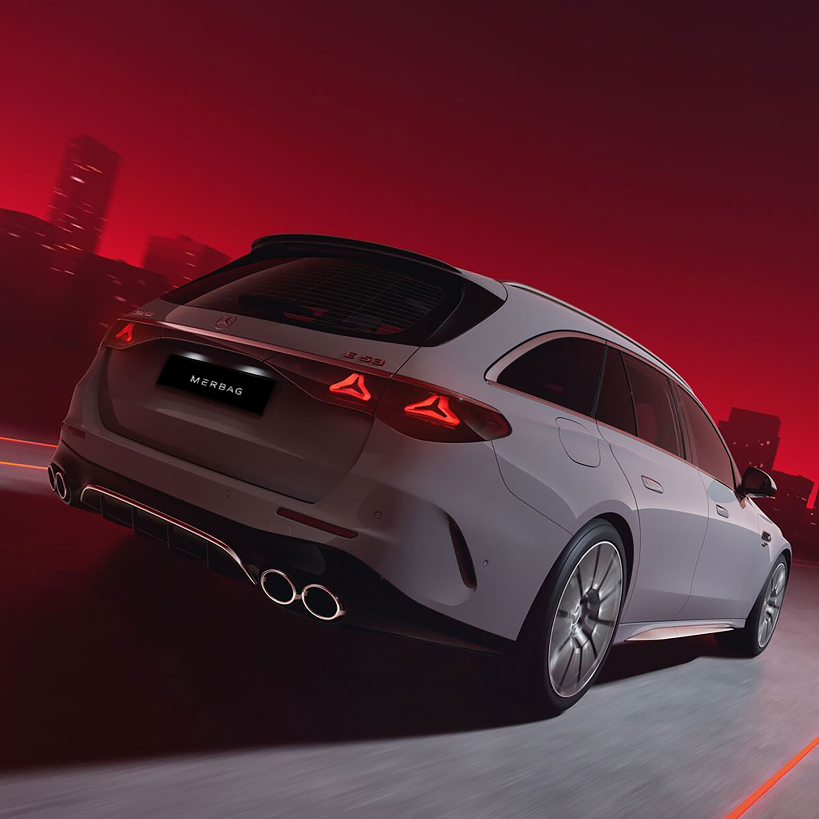 Mercedes AMG E Klasse Kombi AMG Spezifisches Heck
