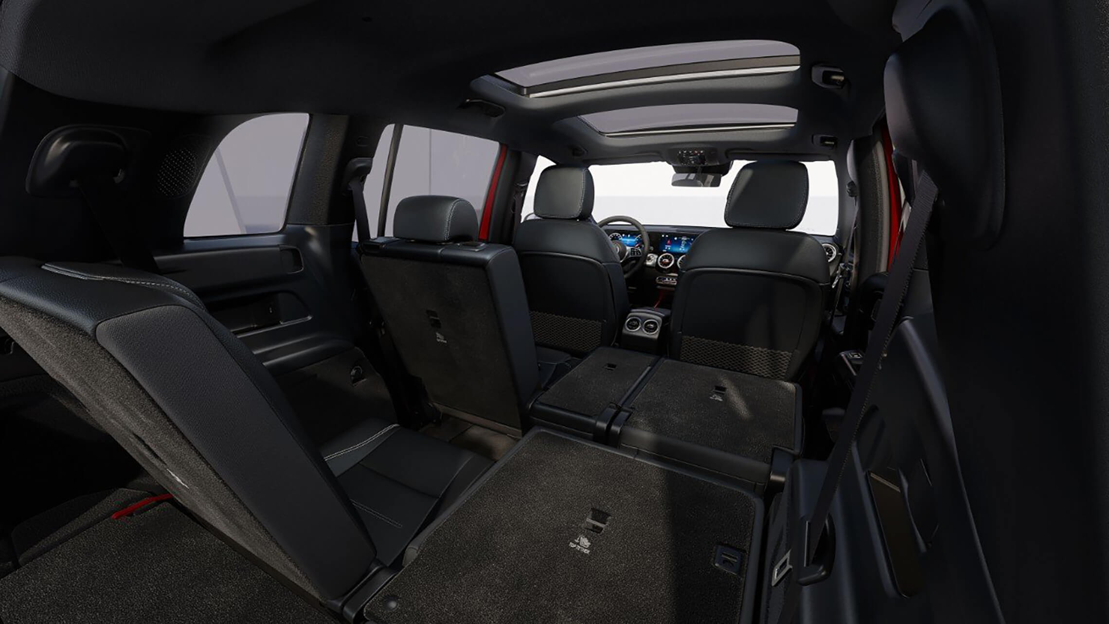 Mercedes-Benz GLB Interieur mit bis zu sieben Sitzen - Merbag