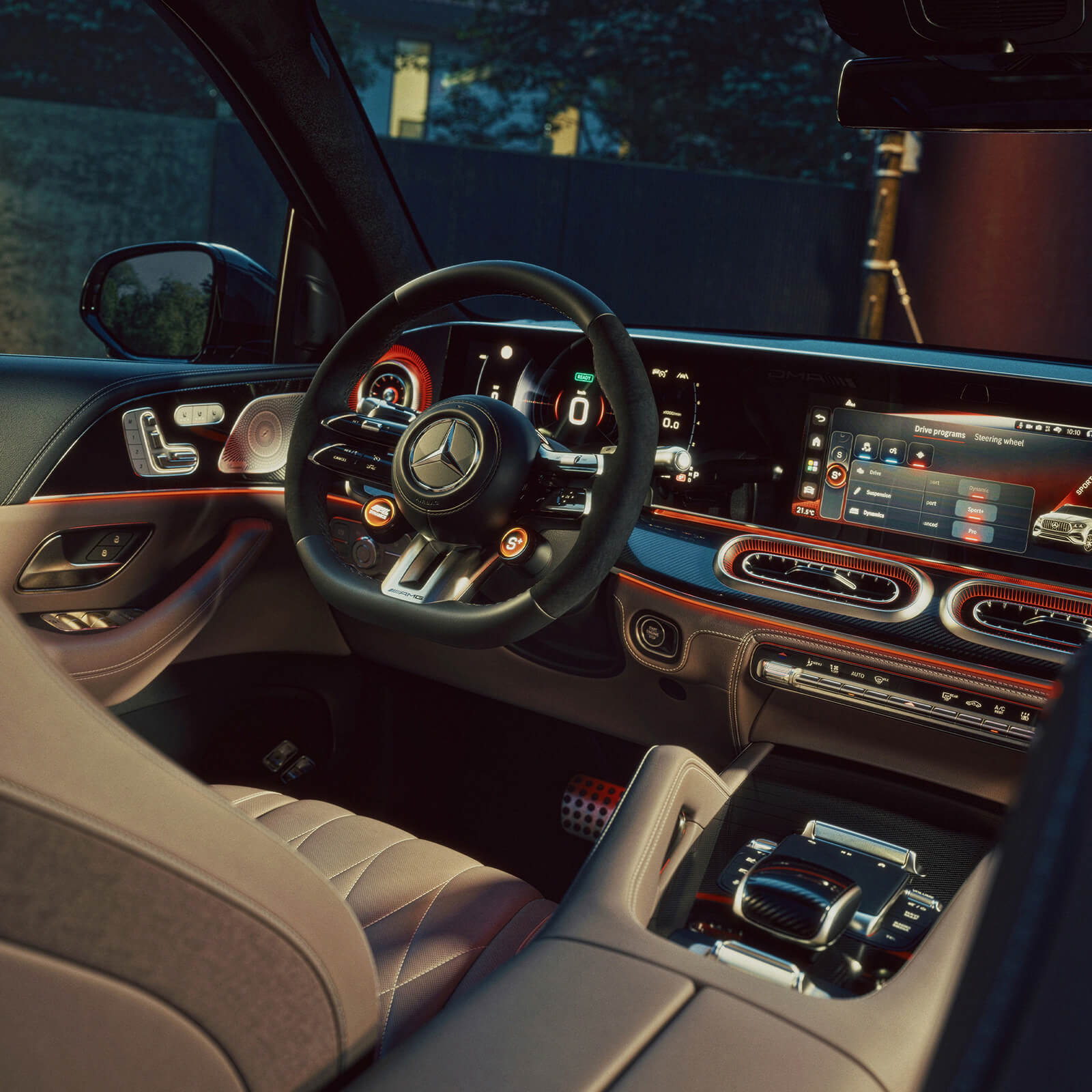 Mercedes AMG GLE SUV Verarbeitete Oberflaechen