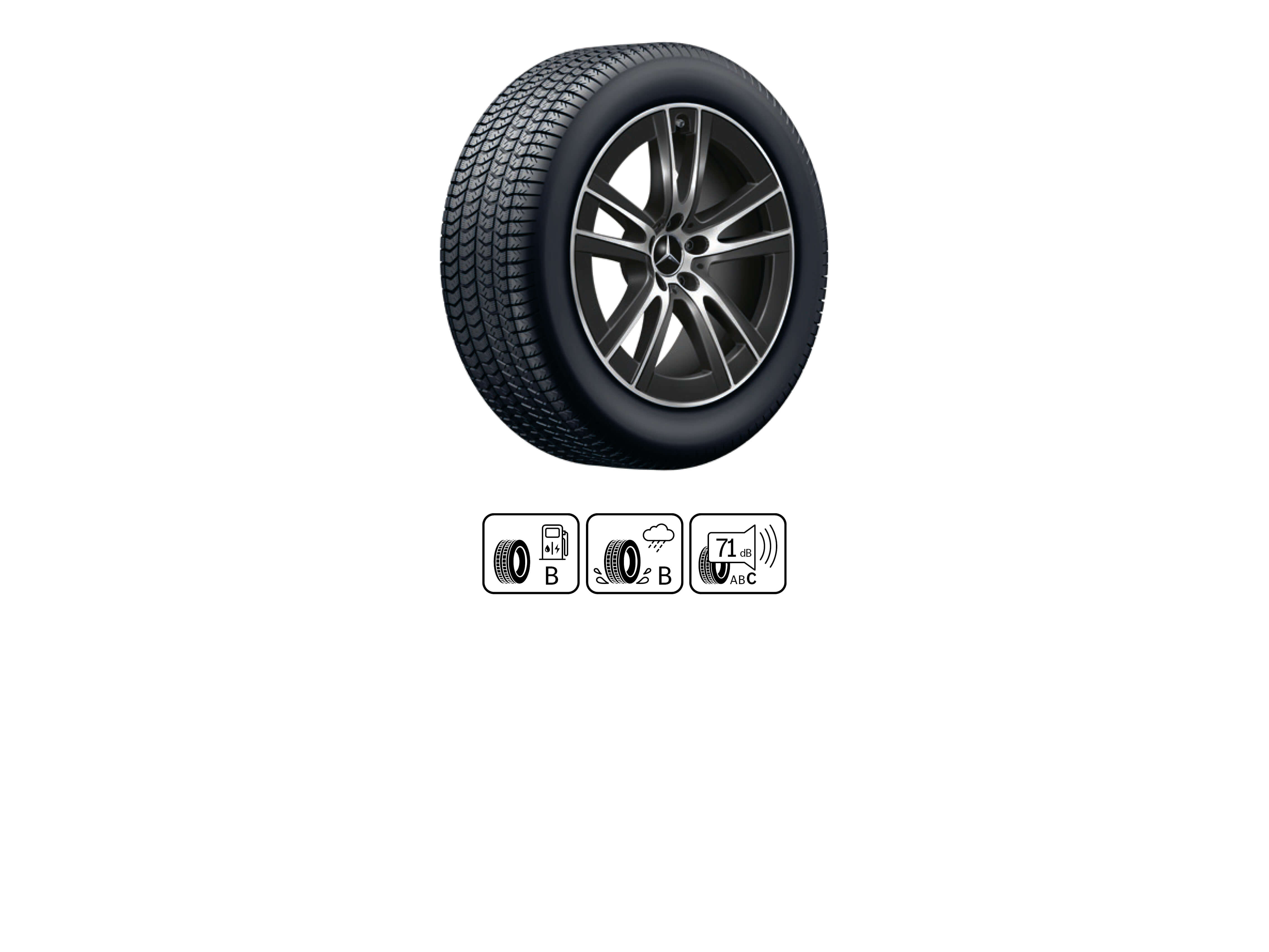 2609 Reifen Komplettraeder GLC Hybrid 2