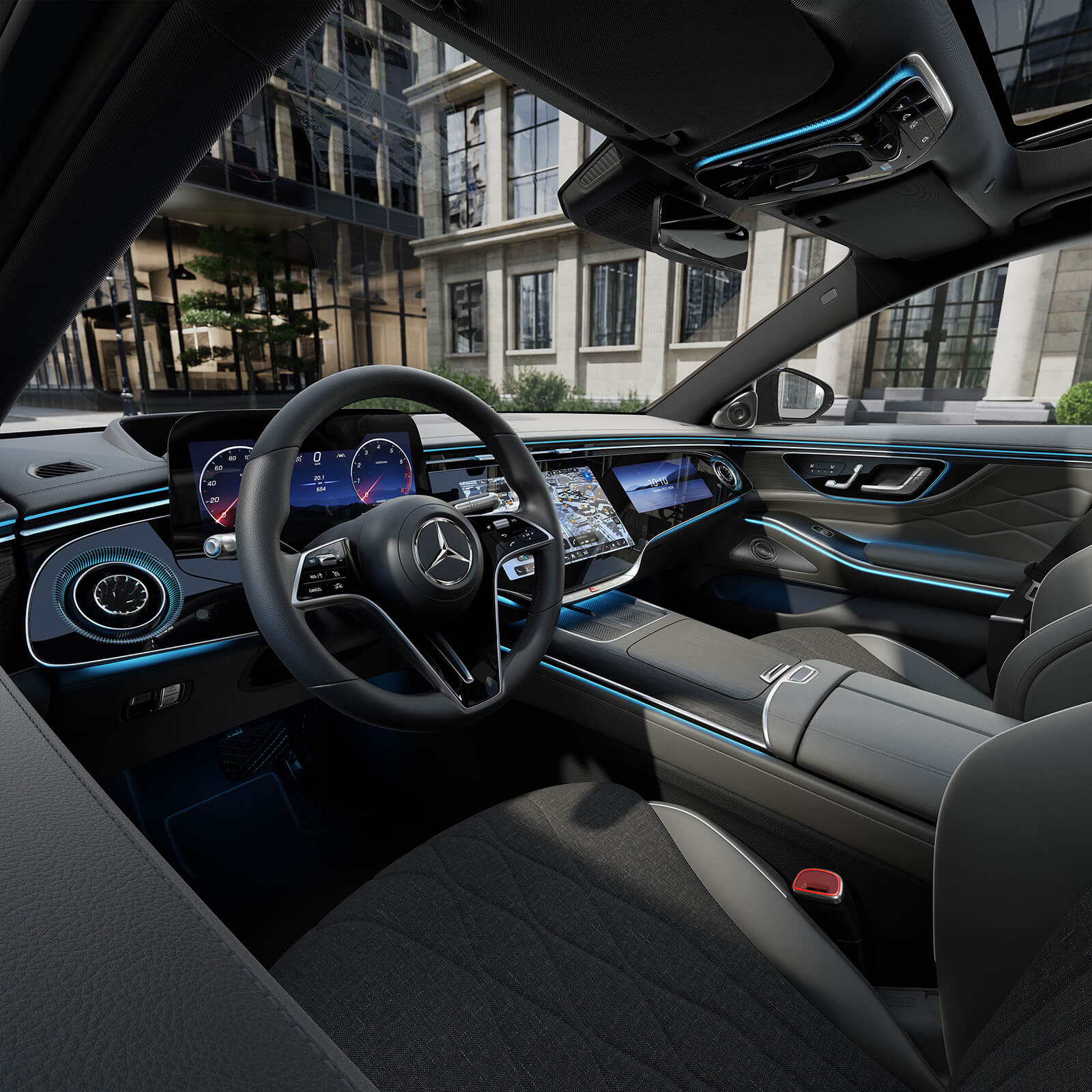 Mercedes S Klasse Limousine MBUX Superscreen