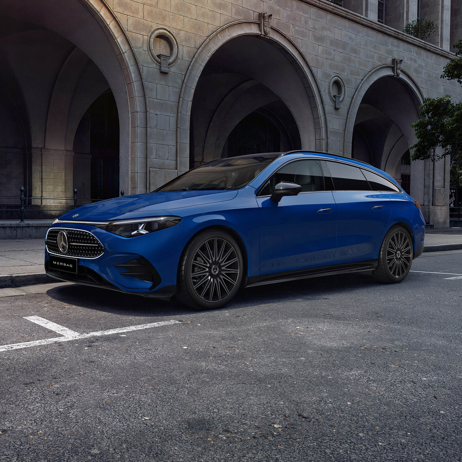 Mercedes Benz CLA Shooting Brake Sportliches Exterieurdesign