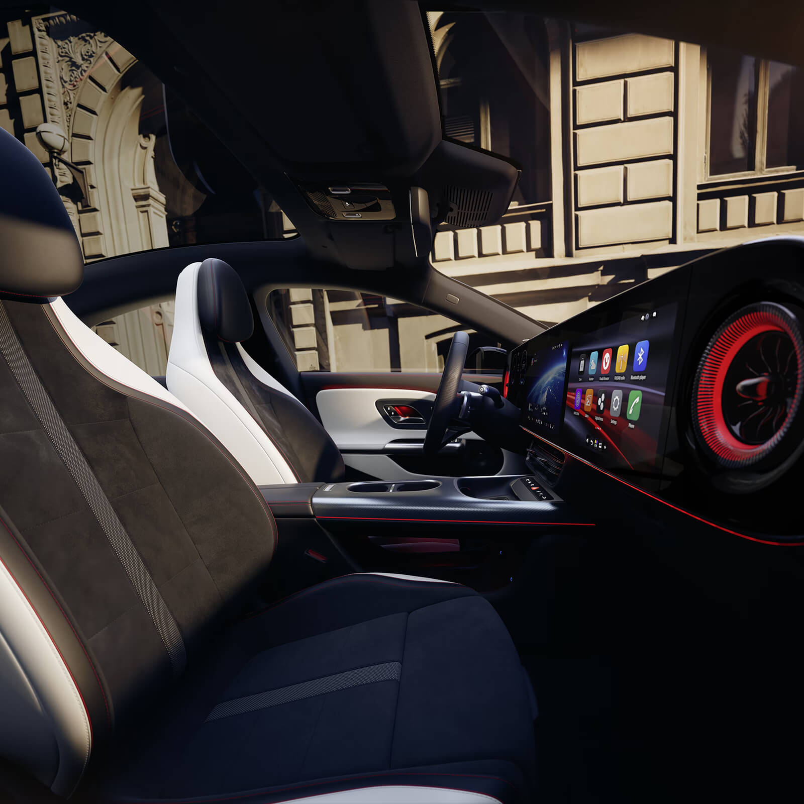 Mercedes Benz CLA Limousine Elektrisch MBUX Superscreen Sportsitze