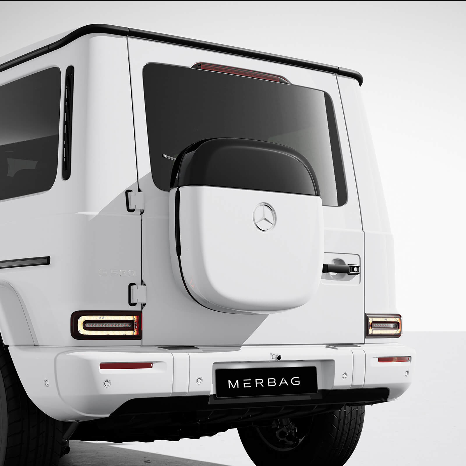 Mercedes G Klasse EQ Technologie Rechteckige Designbox G 580