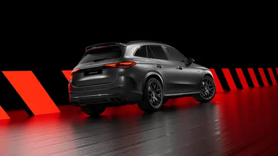 Mercedes AMG GLC 63 S E PERFROMANCE Heckansicht - Merbag Mercedes AMG GLC 63 S E PERFROMANCE Heckansicht - Merbag