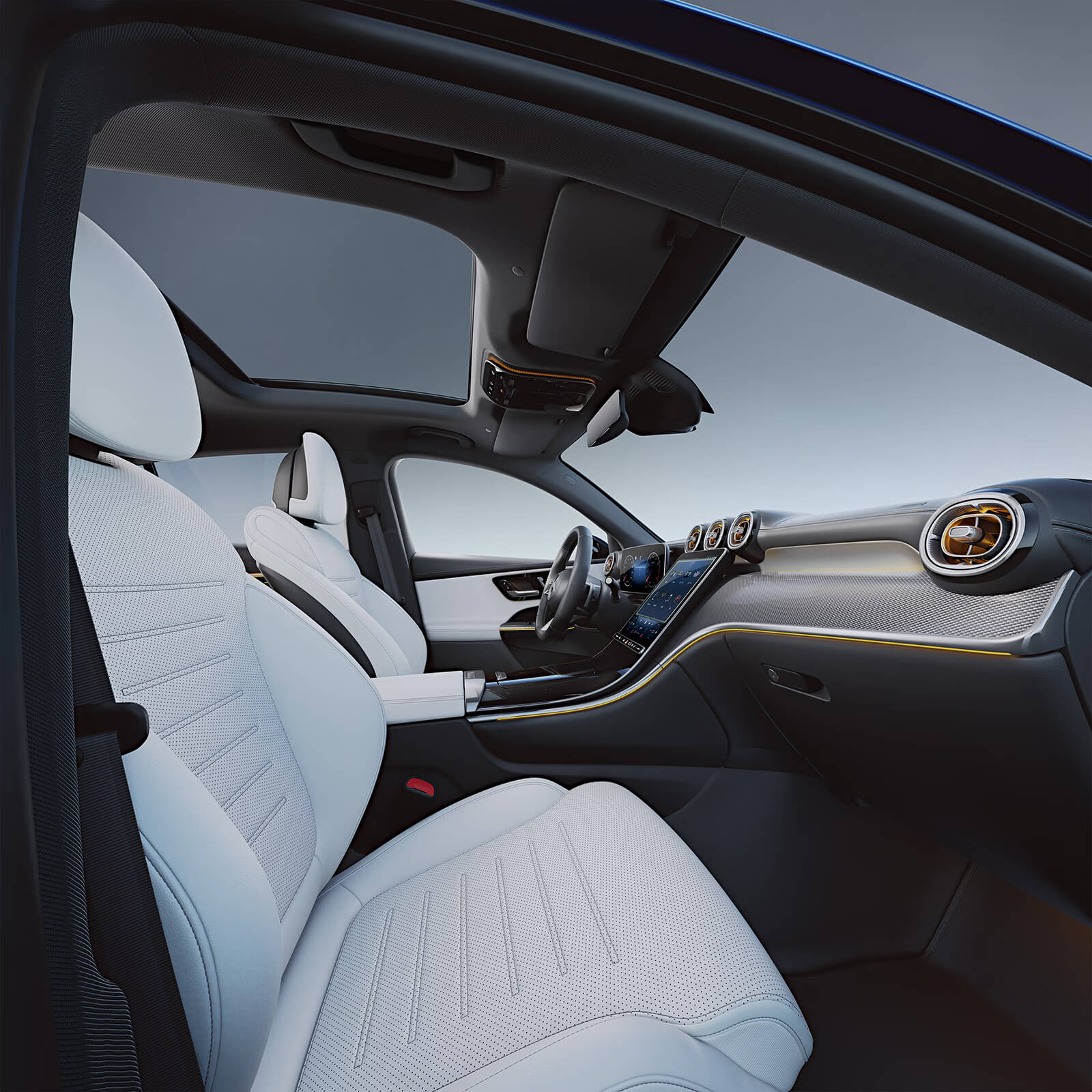 Mercedes Benz GLC Coupe Elegantes Sportliches Cockpit