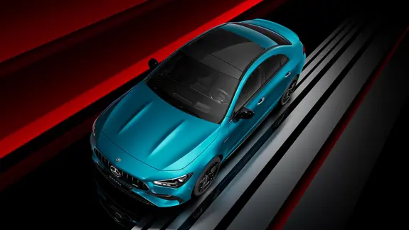 Mercedes-AMG CLA Coupe 35 4MATIC in Hyperblau metallic - Merbag Mercedes-AMG CLA Coupe 35 4MATIC in Hyperblau metallic - Merbag