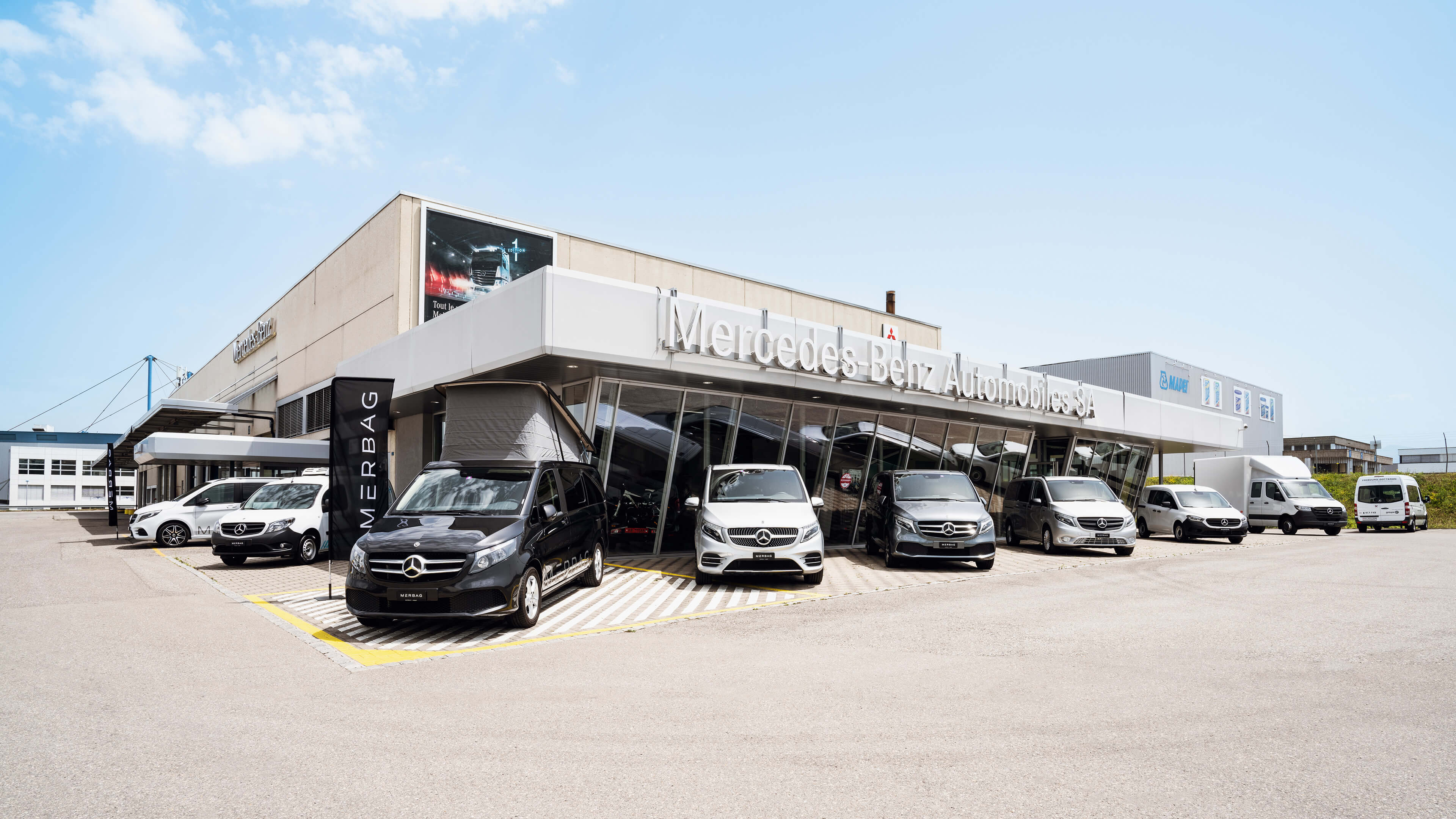 Granges Paccot Nutzfahrzeuge Standort Aussenansicht 3840X2160