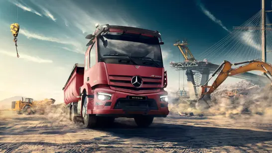 Strassenorientierter Kippsattel Actros Wirtschaftlichkeit 1694 953 Strassenorientierter Kippsattel Actros Wirtschaftlichkeit 1694 953