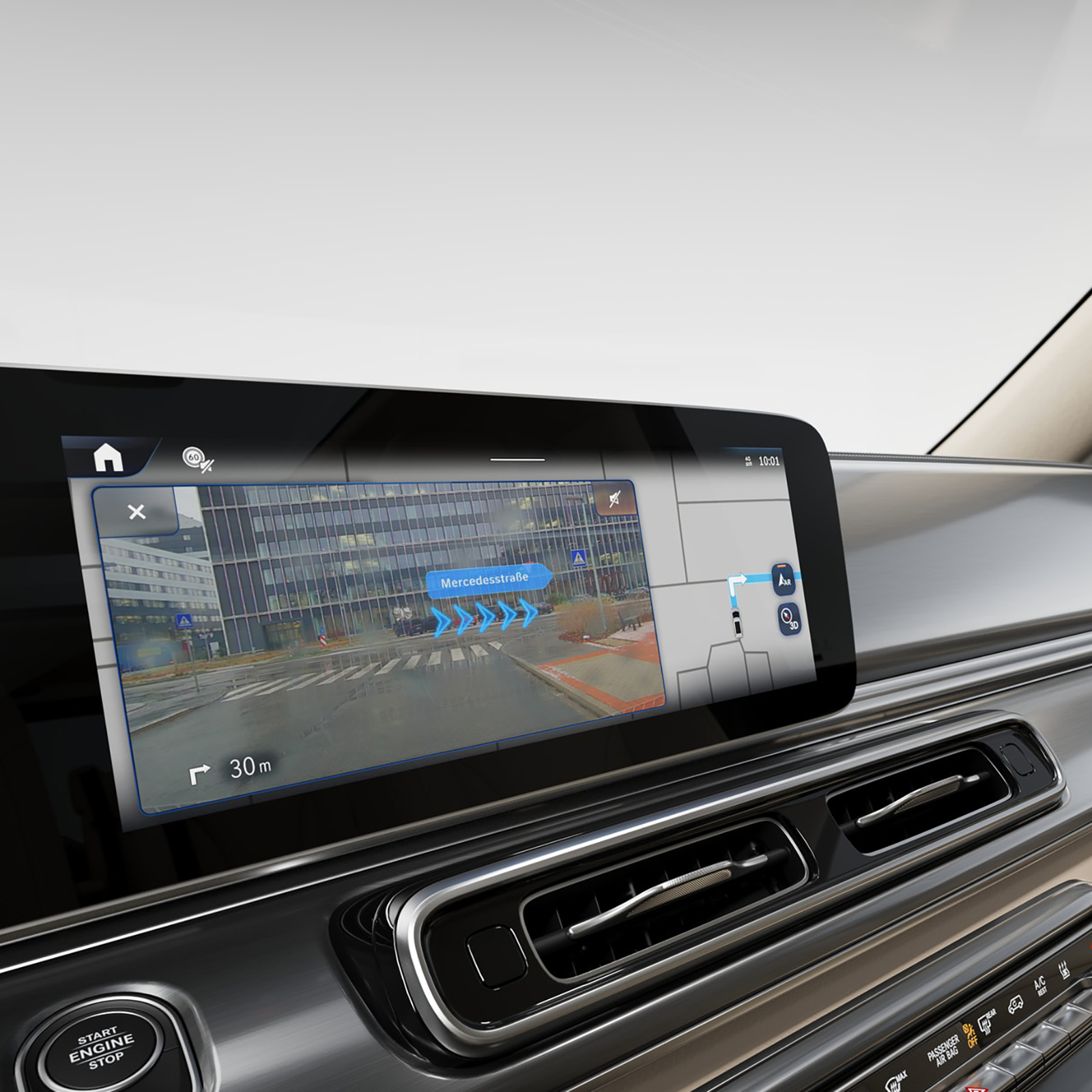 Mercedes Benz V Klasse MBUX Augmented Reality