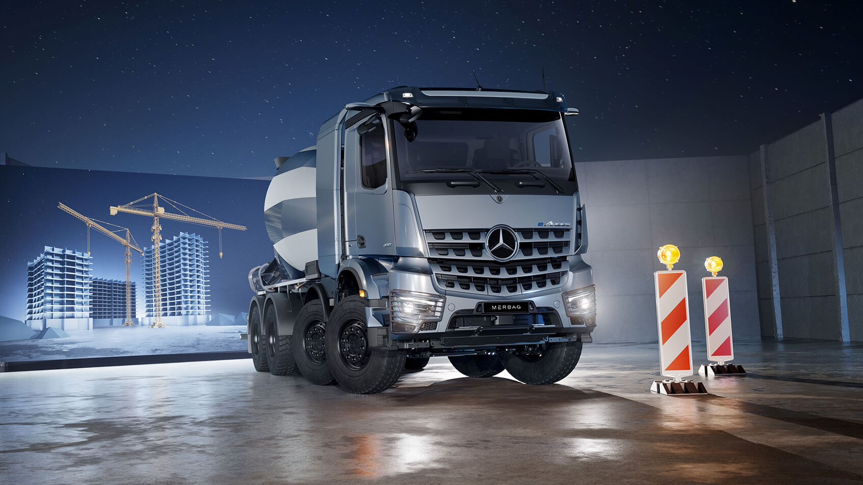 Mercedes eArocs 400 Einsatzbereitschaft